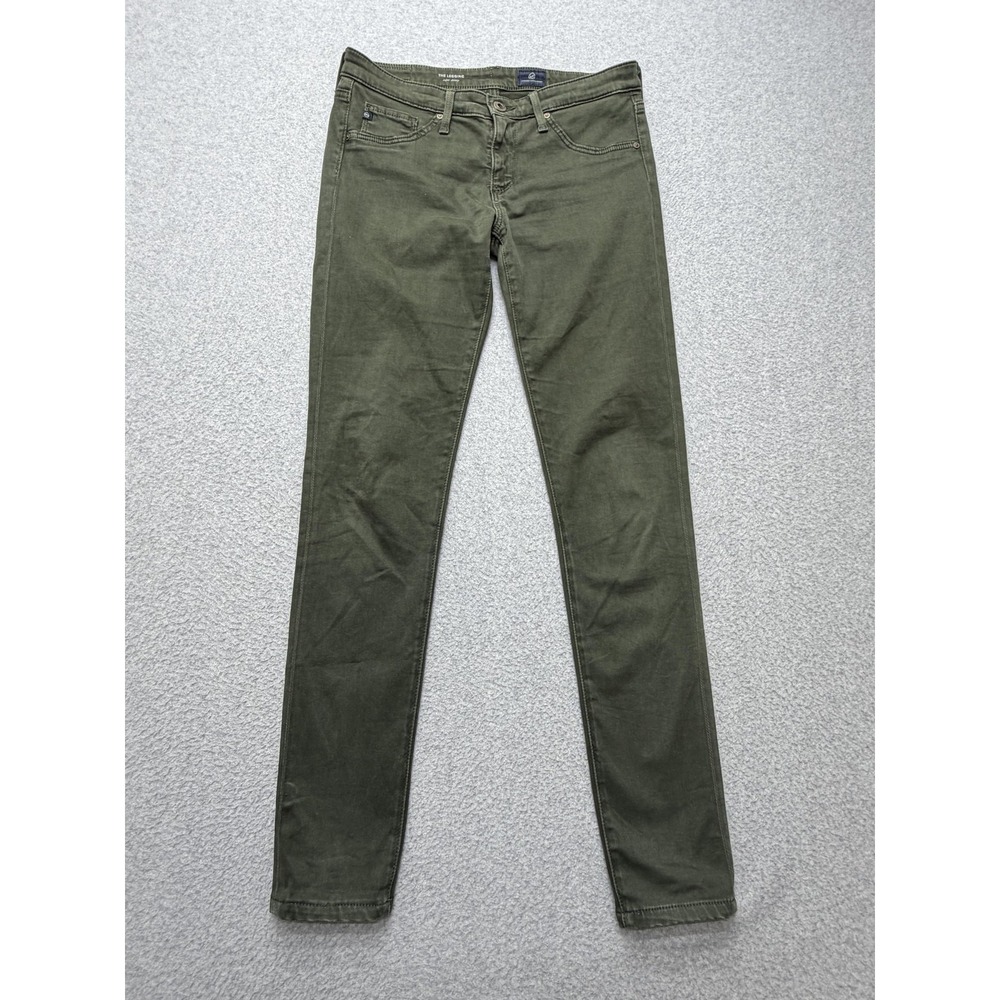 AG Adriano Goldschmied The‎ Legging Jeans Womens 27R Green Skinny Stretch